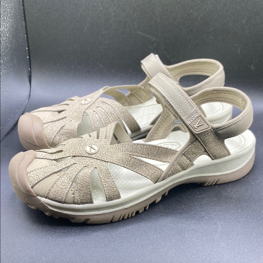 Keen Rose Tan Sandals with Rugged Design and Adjustable Straps Size 11